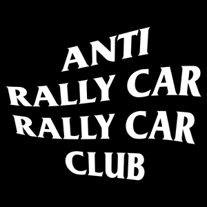 ANTI RALLY CAR STICKER